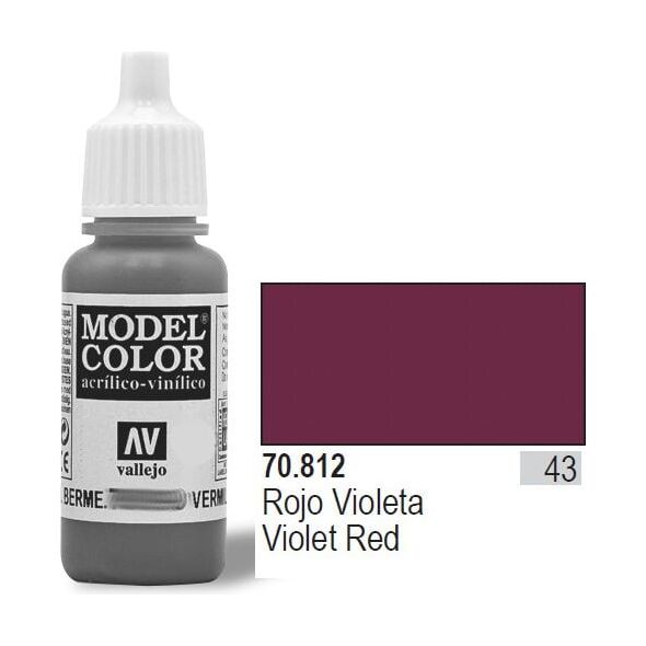 Vallejo Farba Nr43 Violet Red Matt 17ml - 70812
