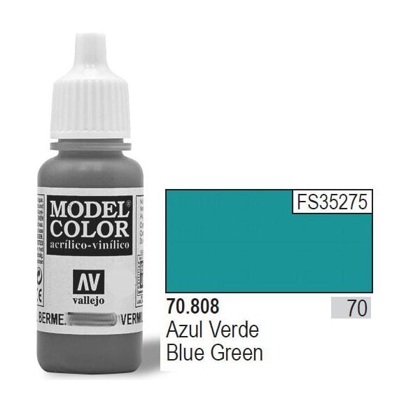 Vallejo Farba Nr70 Green Blue Matt 17ml - 70808