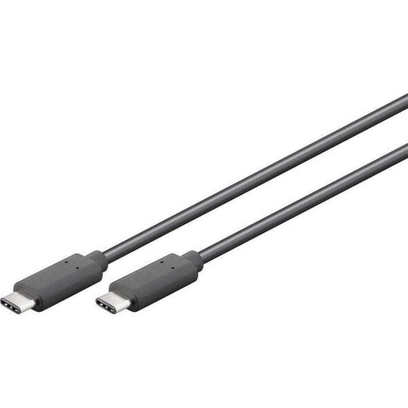 Kabel USB Goobay USB-C - USB-C 1 m Czarny (67976)