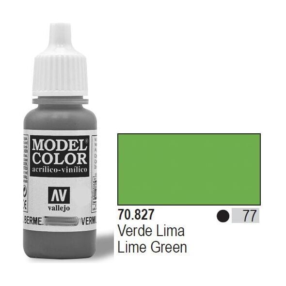 Vallejo Farba Nr77 Lime Green Matt 17ml - 70827