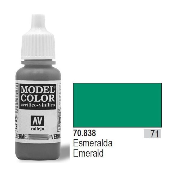 Vallejo Farba Nr71 Emerald Matt 17ml - 70838