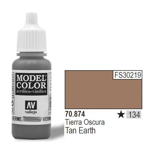 Vallejo Farba Nr134 US Tan Earth 17ml - 70874