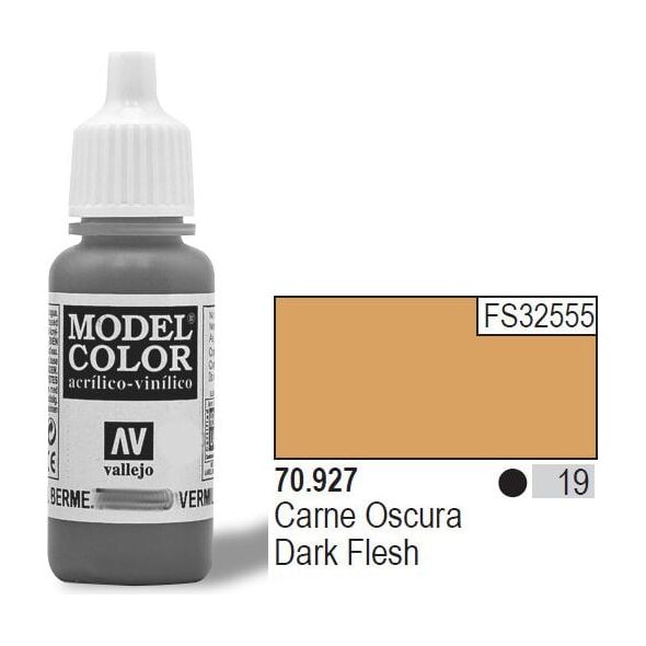 Vallejo Farba Nr19 Dark Flesh Matt 17ml - 70927