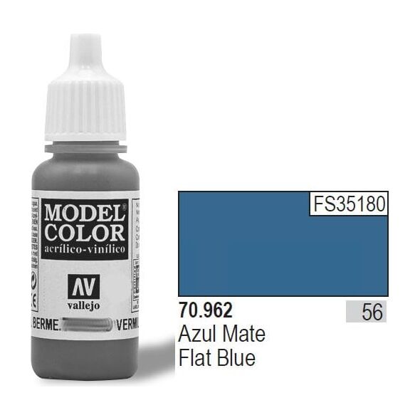 Vallejo VALLEJO Farba Nr56 Flat Blue Matt 17ml - 70962