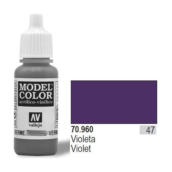 Vallejo Farba Nr47 Violet Matt 17ml - 70960