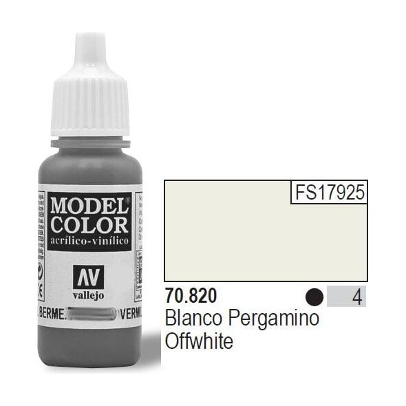 Vallejo Farba Nr4 White Matt 17ml - 70820