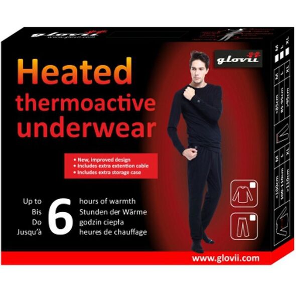Glovii Bluza ogrzewana termoaktywna, M (GJ1M)