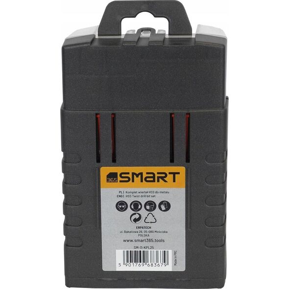 Wiertło Smart kpl wierteł hss do metalu 25 szt. 11-KPL25