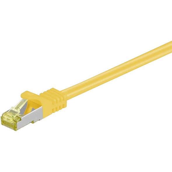 Patchcord S/FTP, Cat7, 1.5m, żółty (91593)