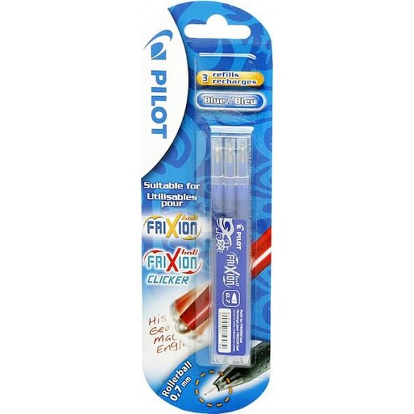 Pilot WKLAD DO WYMAZYWALNEGO PIORA FRIXION 3 SZT BLISTER (BLS FR7 LX)