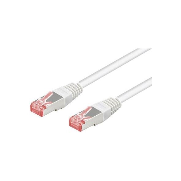 Patchcord S/FTP, Cat6, 1m biały