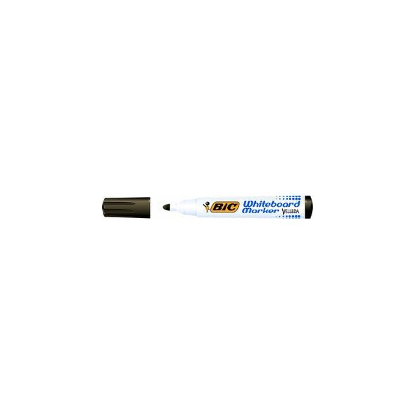 Bic MARKER SUCHOŚCIERALNY BIC VELLEDA ECOLUTIONS 1701 CZARNY OKRĄGŁA KOŃCÓWKA PUDELKO 12 SZT 1199170109