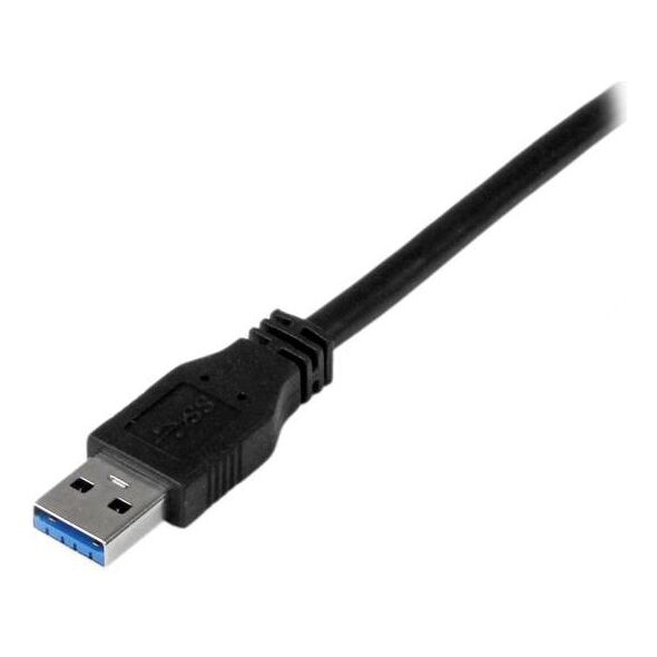 Kabel USB StarTech USB-A - USB-B 1 m Czarny (USB3CAB1M)