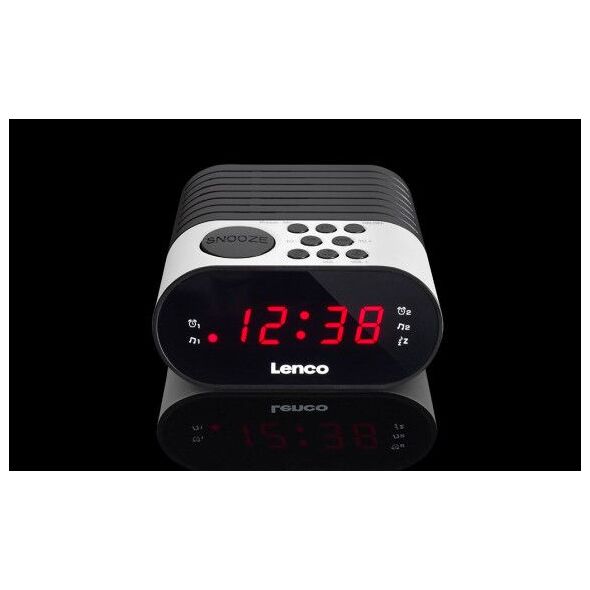 Radiobudzik Lenco CR07 WHITE