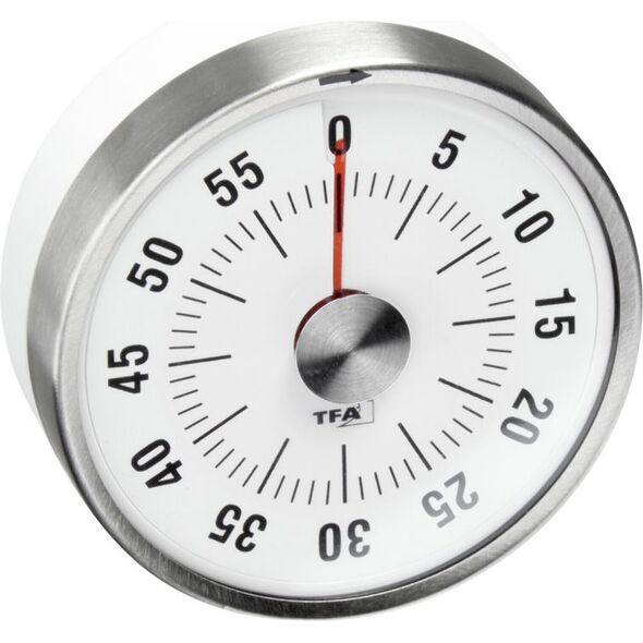 Minutnik TFA mechaniczny srebrny (38.1028.02)