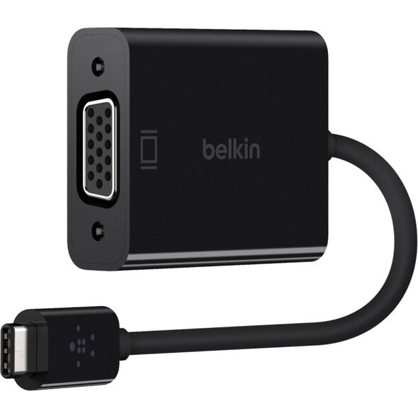 Adapter USB Belkin USB-C - VGA Czarny  (F2CU037BTBLK)