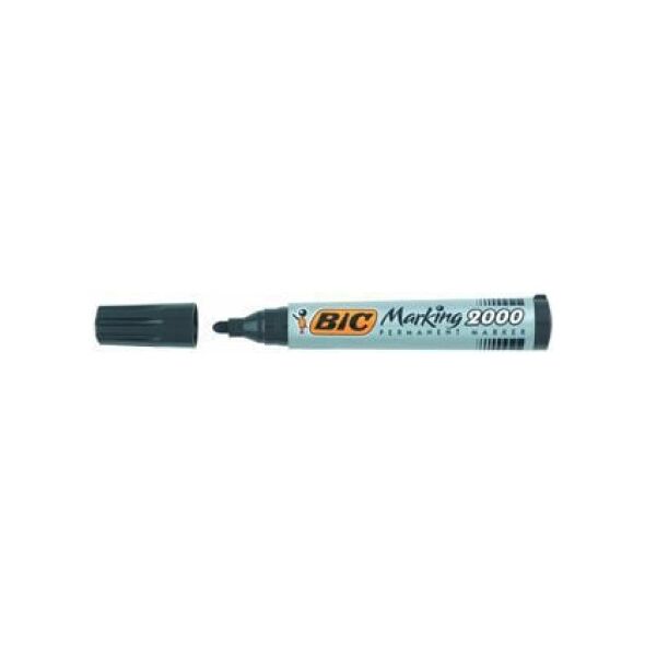Bic MARKER PERMANENTNY BIC MARKING 2000 ZIELONY OKRĄGŁA KOŃCÓWKA PUDEŁKO 12 SZT - 820912