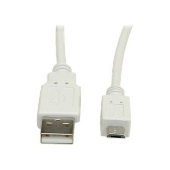 Kabel USB Secomp USB-A - 3 m Biały (11.99.8755)