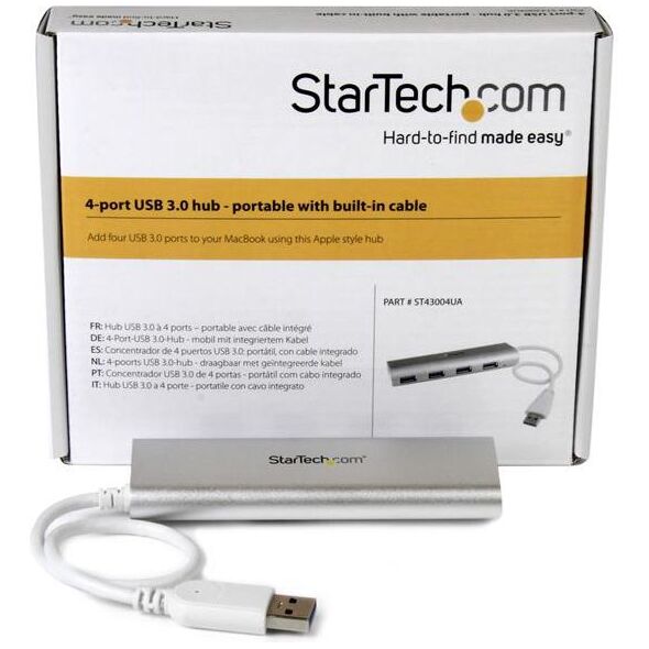 HUB USB StarTech 4x USB-A 3.0 (ST43004UA)