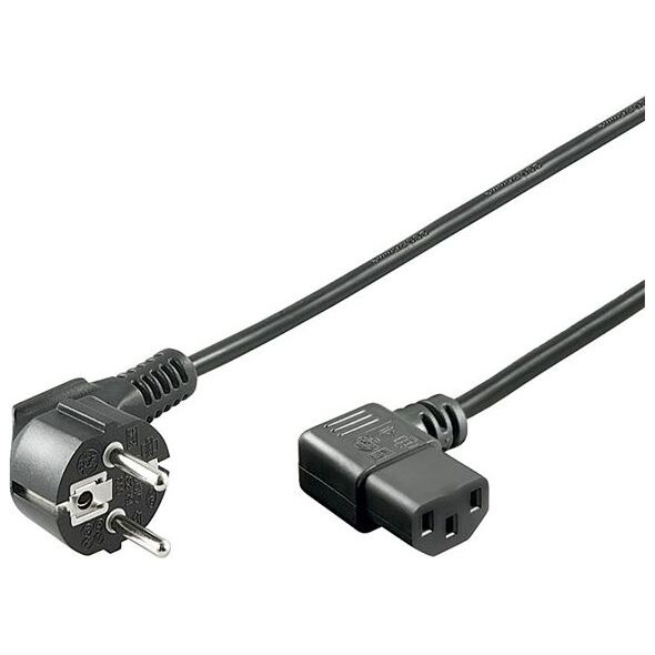 Kabel zasilający Wtyczka kątowa, 1.5m (96042)