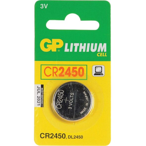 GP Bateria CR2450 610mAh 1 szt.
