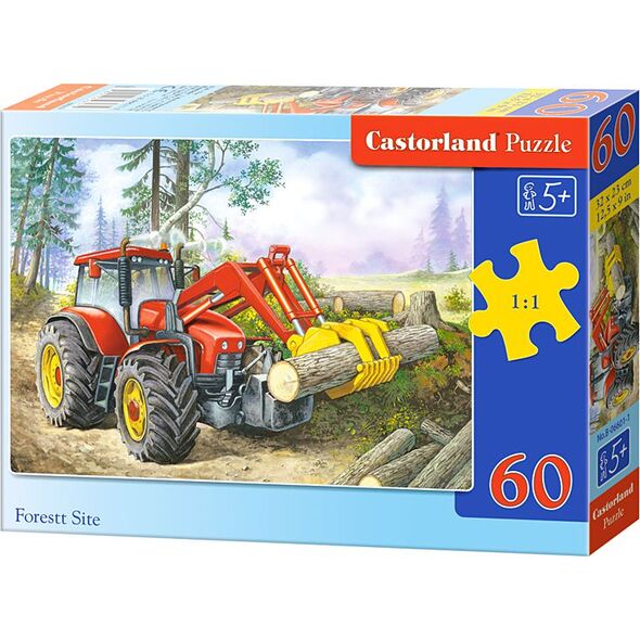 Castorland Puzzle Wycinka w Lesie 60 elementów (06601)
