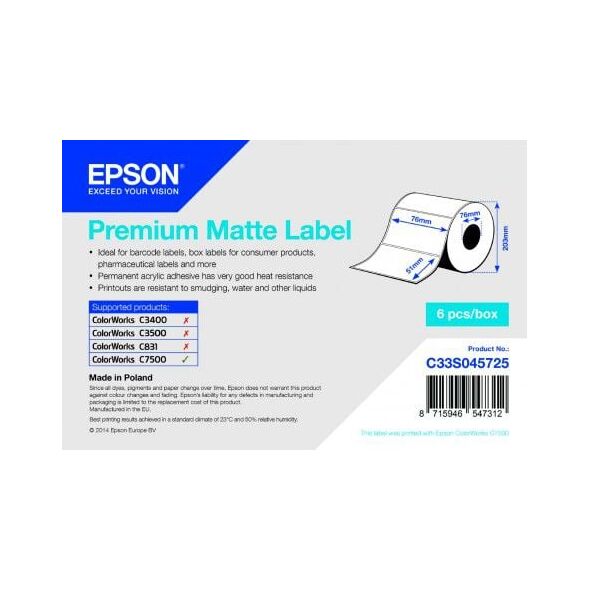 Epson Premium Matte Label (C33S045725)