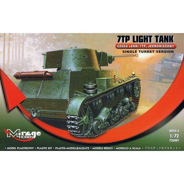 Mirage Czołg Lekki 7TP Jednowieżowy (726001)