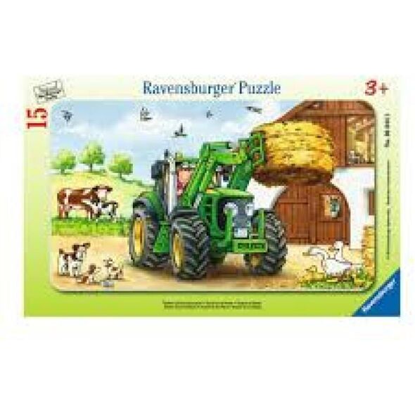 Ravensburger Puzzle 15 - Ciągnik rolniczy (060443)