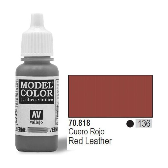 Vallejo Farba Nr136 Red Leather 17ml 70818