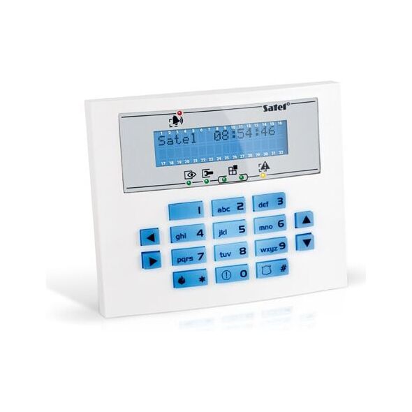 Satel Manipulator LCD - Niebieskie podświetlenie (INT-KLCDS-BL)