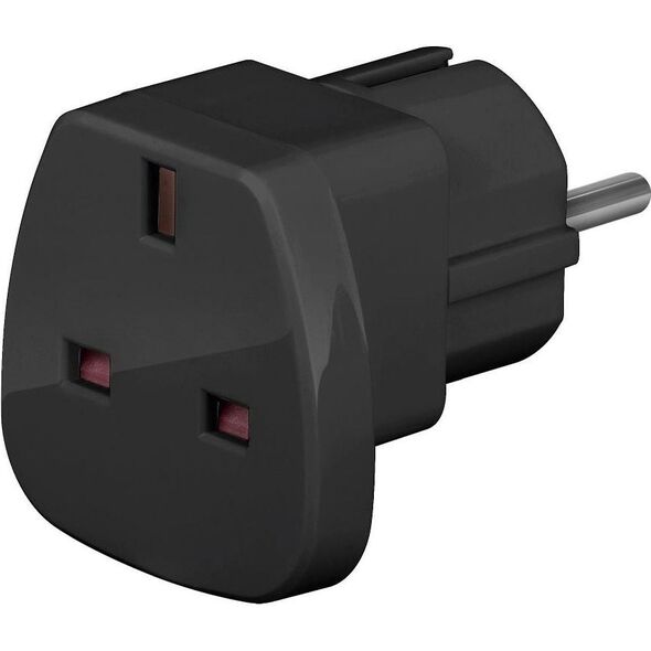Techly Adapter zasilania UK/EU 13A, UK/BS - CEE 7/7 - 942716