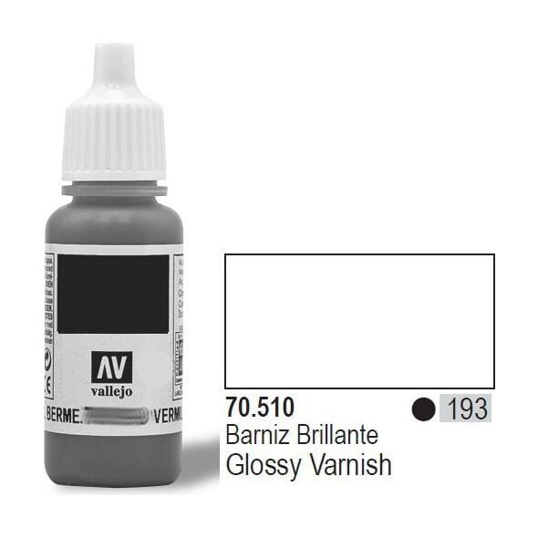 Vallejo Lakier Nr193 Glossy Varnish 17ml