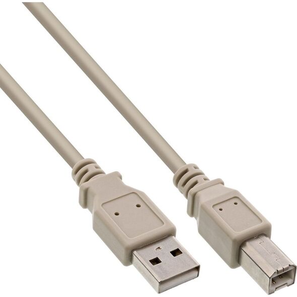 Kabel USB InLine USB-A - 1.8 m Szary (34518L)