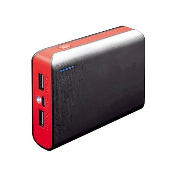 Powerbank Platinet LED 6000mAh Czarno-czerwony