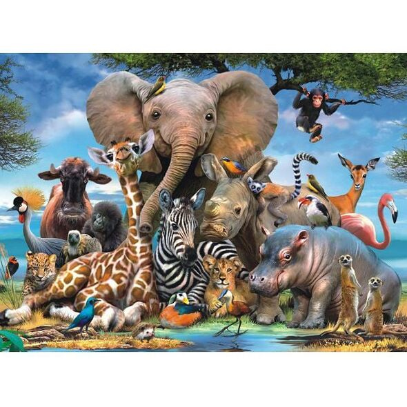 Ravensburger 300 EL. Afrykańscy Przyjaciele 130757