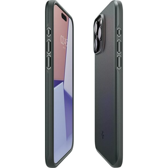 Spigen Spigen Thin Fit, metal slate - iPhone 15 Pro Max