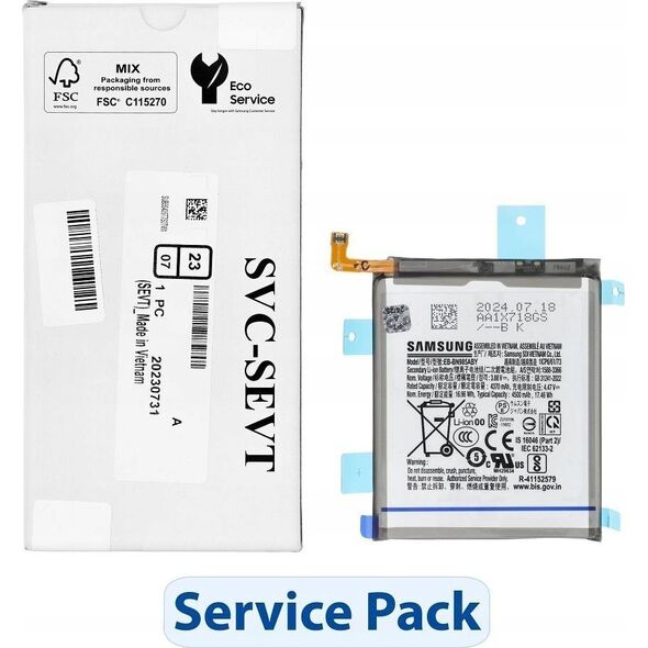 Bateria Samsung ServicePack Bateria EB-BN985ABY do SAMSUNG Note 20 Ultra N985 GH82-23333A