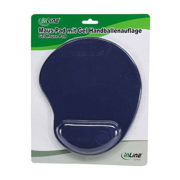 Podkładka InLine Gel Wrist Rest Niebieska (55453B)