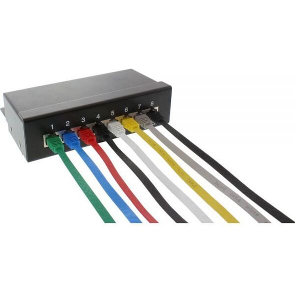 InLine Ultraslim Patchcable U/UTP, Cat.6, niebieski, 7m (71607B)