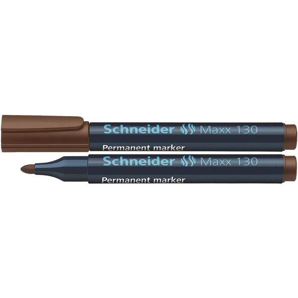 Schneider Marker permanentny Maxx 130, okrągły, 1-3 mm, brązowy (4004675038159)