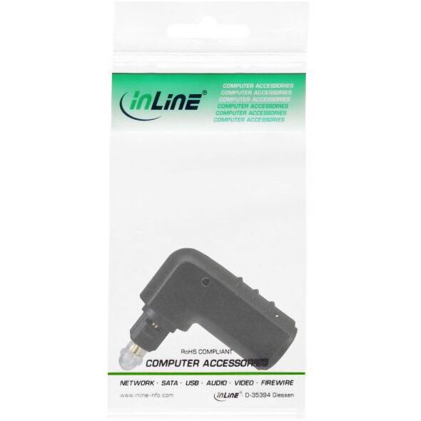 Adapter AV InLine Toslink - Toslink czarny (89900B)