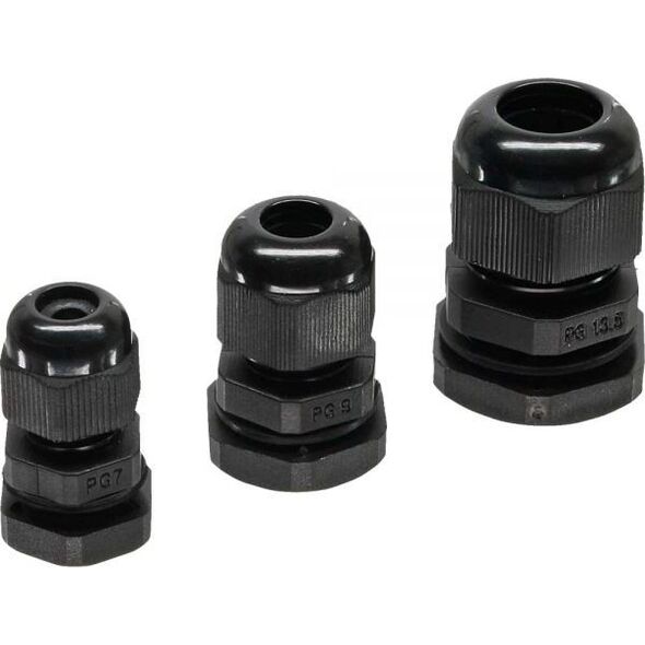Organizer InLine Dławik Czarny 10 sztuk  (44012B)