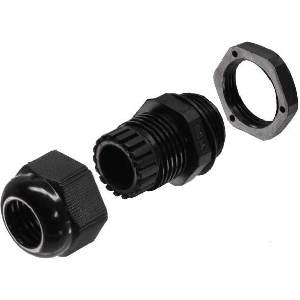 Organizer InLine Dławik Czarny 10 sztuk  (44012B)