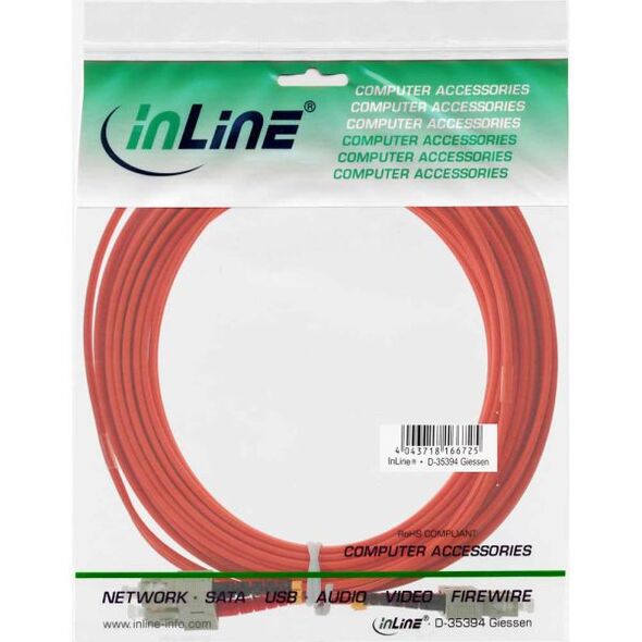 InLine Patchcord światłowodowy SC/SC, 50/125µm, OM2 10m (83510)