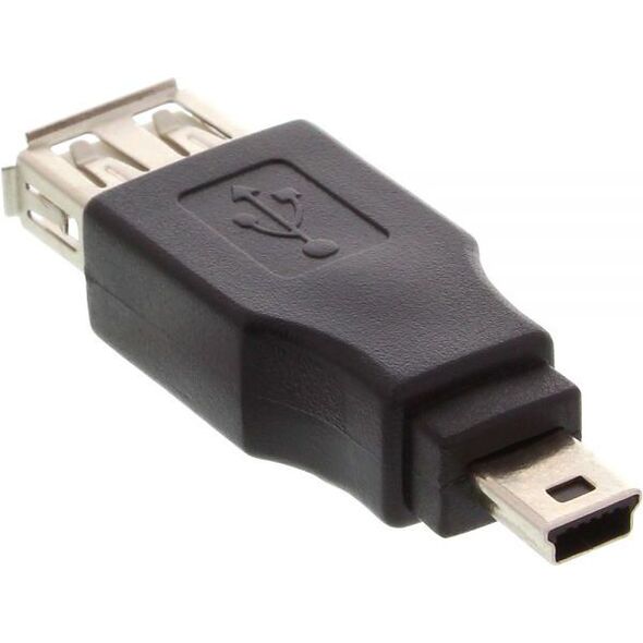 Adapter USB InLine miniUSB - USB Czarny  (33500B)