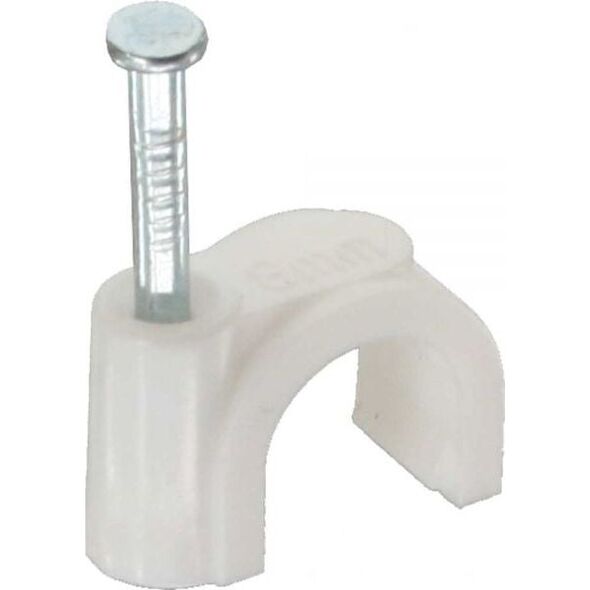 Organizer InLine Uchwyt montażowy Biały 50 sztuk  (44020B)