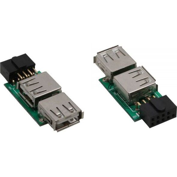 InLine USB A - 9 pin Czarny (33440I)