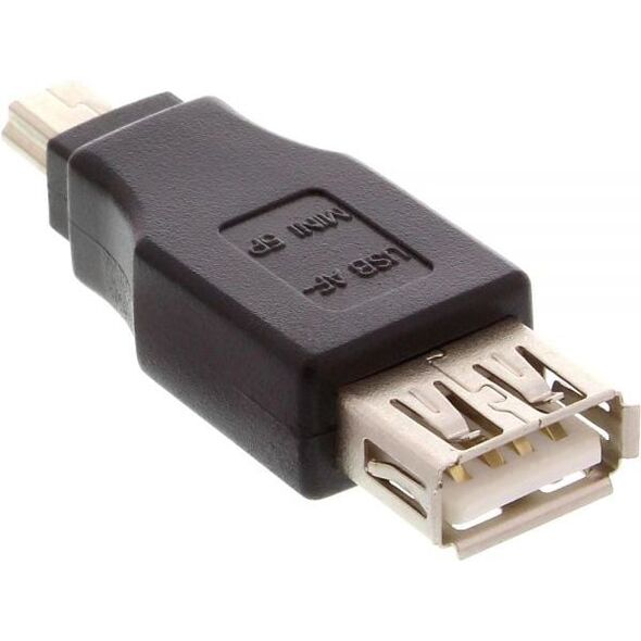 Adapter USB InLine miniUSB - USB Czarny  (33500B)