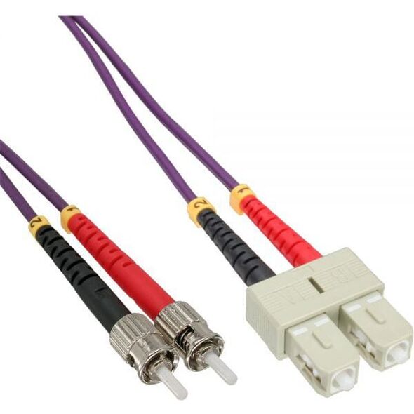InLine Patchcord światłowodowy SC/ST, 50/125µm, OM4 3m (82503P)